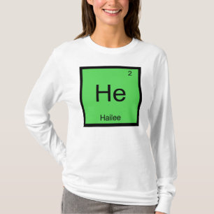 Periodieke tabel Haileemnaamchemie Element T-shirt