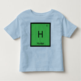 Periodieke tabel Hunter Name Chemistry Element Kinder Shirts