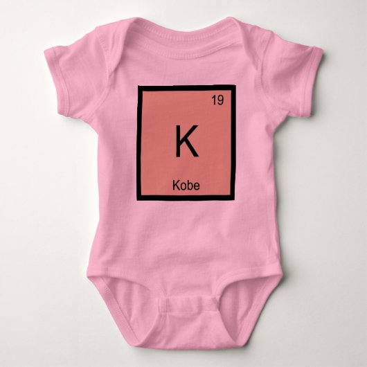 Periodieke tabel Kobe Name Chemistry Element Romper (Voorkant)