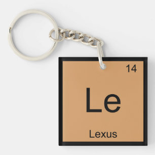 Periodieke Tabel Lexus Name Chemistry Element Sleutelhanger