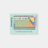 Periodieke tabel met elementen post-it® notes (Voorkant)