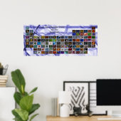 Periodieke tabel poster (Thuiskantoor)