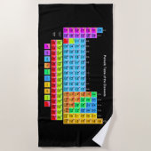 Periodieke tabel strandlaken (Voorkant)