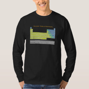Periodieke tabel t-shirt