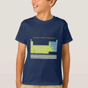 Periodieke tabel t-shirt