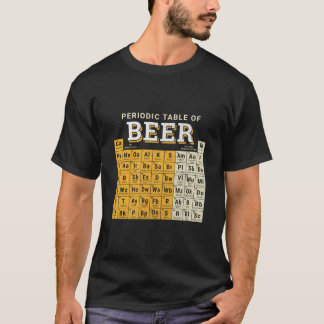Periodieke tabel van bierschets t-shirt