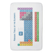 Periodieke tabel van de elementen 2 badmat (Voorkant Verticaal)