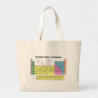 Periodieke tabel van de Elementenzak Grote Tote Bag