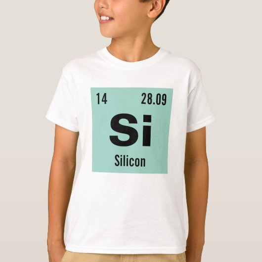 Periodieke tabel van de Sjabloon Elementen T-shirt (Voorkant)