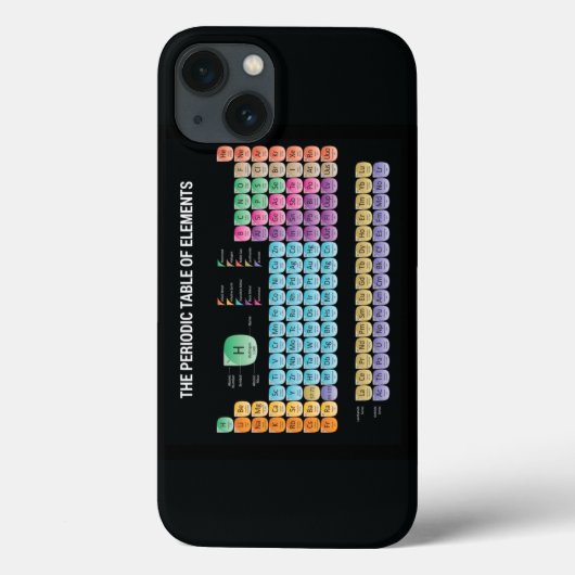 Periodieke tabel van elementen Case-Mate iPhone case (Achterkant)