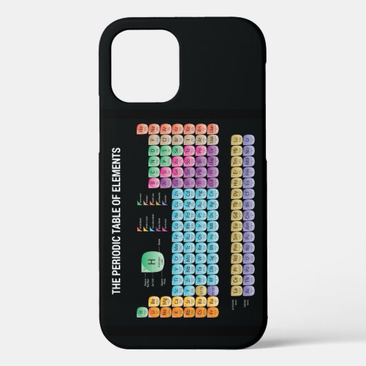 Periodieke tabel van elementen Case-Mate iPhone case (Achterkant)
