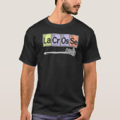 Periodieke tabel van elementen Lacrosse Player Spo T-shirt (Voorkant)