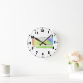 Periodieke tabel van elementen ronde klok (Huis)