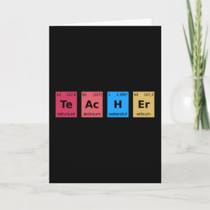 Periodieke tabel voor leraren kaart