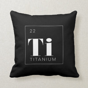 Periodieke tabelelementen Pijler // Titanium Kussen