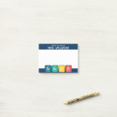 Periodieke Tabelelementen Spellingleraar Post-it® Notes (Op bureau)