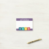 Periodieke Tabelelementen Spellingleraar Post-it® Notes (Op bureau)