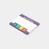 Periodieke Tabelelementen Spellingleraar Post-it® Notes (Schuin)