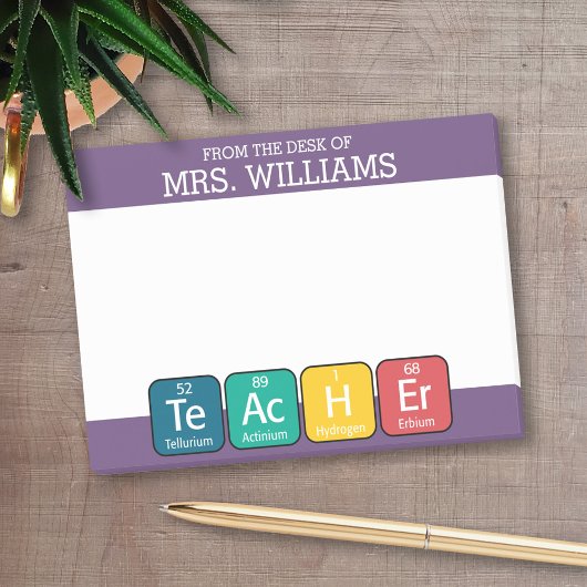 Periodieke Tabelelementen Spellingleraar Post-it® Notes