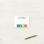 Periodieke Tabelelementen Spellingleraar Post-it® Notes (Op bureau)