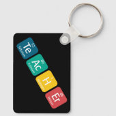Periodieke Tabelelementen Spellingleraar Sleutelhanger (Achterkant)