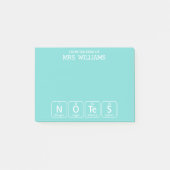 Periodieke tabelelementen Spellingnotities voor le Post-it® Notes (Voorkant)