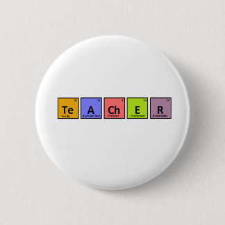 Periodieke Tabellerarenwaardering Ronde Button 5,7 Cm