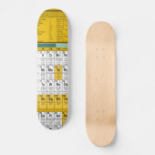 Periodieke tabelskateboard skateboard (Voorkant)