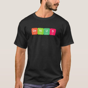 Periodieke Table Genius Elements Science Chemie T-shirt