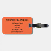 Periodieke TaCoS-tabel Bagagelabel (Achterkant horizontaal)