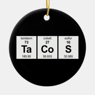 Periodieke TaCoS-tabel Keramisch Ornament