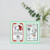 Periodieke tafel Dragon - Francium Kaart (Staand voorkant)