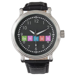 Periodieke-tafelchemieplezier Horloge