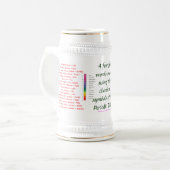 "Periodieke Tafelfase" Bierpul (Voorkant links)