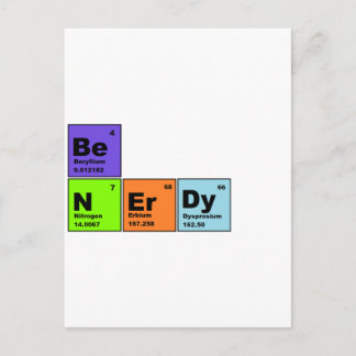 Periodieke Tafelproducten Briefkaart