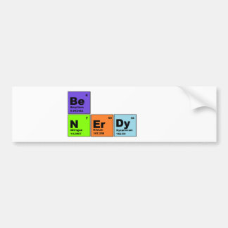 Periodieke Tafelproducten Bumpersticker