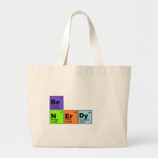 Periodieke Tafelproducten Grote Tote Bag