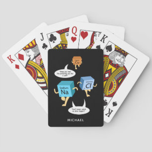 Periodieke Tafelwetenschap Scheikunde Leraar Aange Pokerkaarten