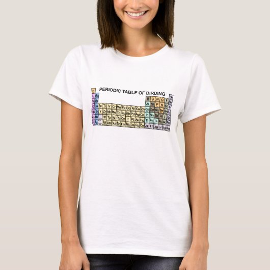 Periodieke verjaringstabel t-shirt (Voorkant)