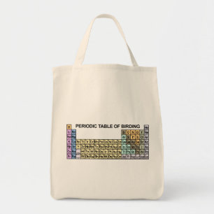 Periodieke verjaringstabel tote bag