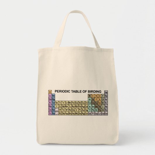 Periodieke verjaringstabel tote bag (Voorkant)