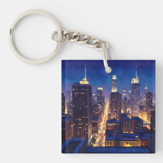 Peripheral Metropolis View Sleutelhanger (Voorkant)