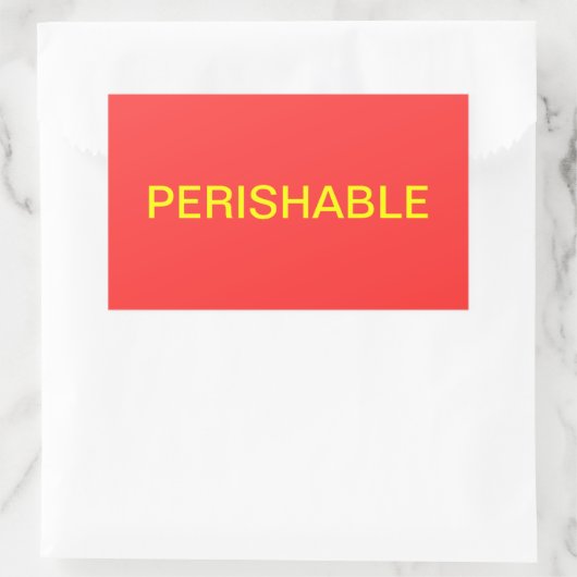 Perishable Shipping Label (Tas)