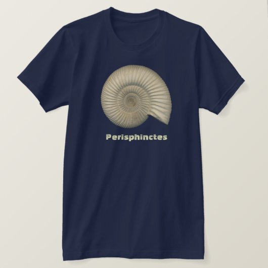 Perisphinctes Ammoniet T-shirt (Design voorkant)