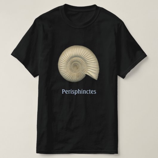 Perisphinctes Ammonite T-shirt (Design voorkant)