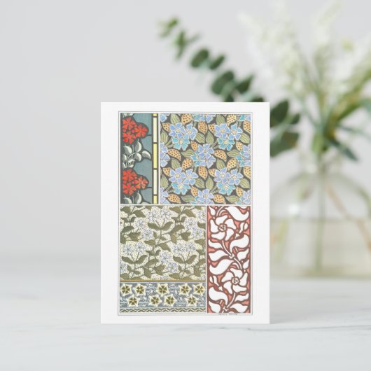 Périwinkel comme carte postale objet décoratif (Debout devant)