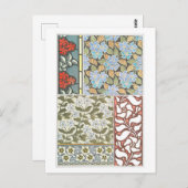 Périwinkel comme carte postale objet décoratif (Devant / Derrière)