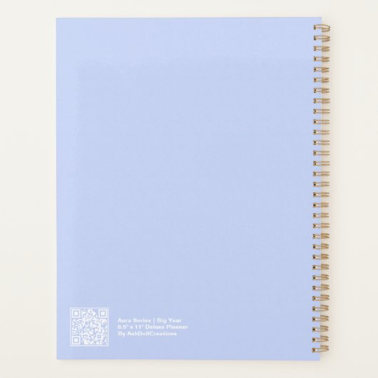 Periwinkle Aura Big Year Planner (Dos)
