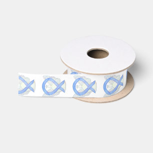 Periwinkle Awareness Ribbon Angels Custom Design Lint
