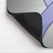 Periwinkle Awareness Ribbon Mousepad Muismat (Hoek)